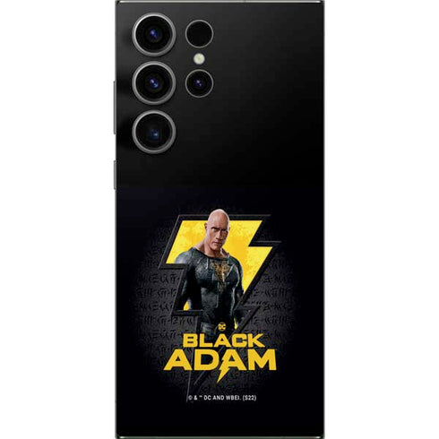 DC Comics Black Adam Movie Art Character and logo Galaxy S25 Ultra Skin